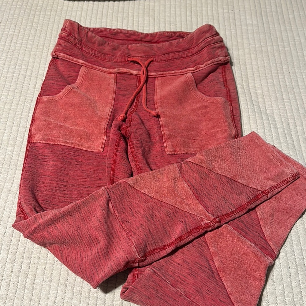 Kyoto High-Rise Ankle Legging - Red